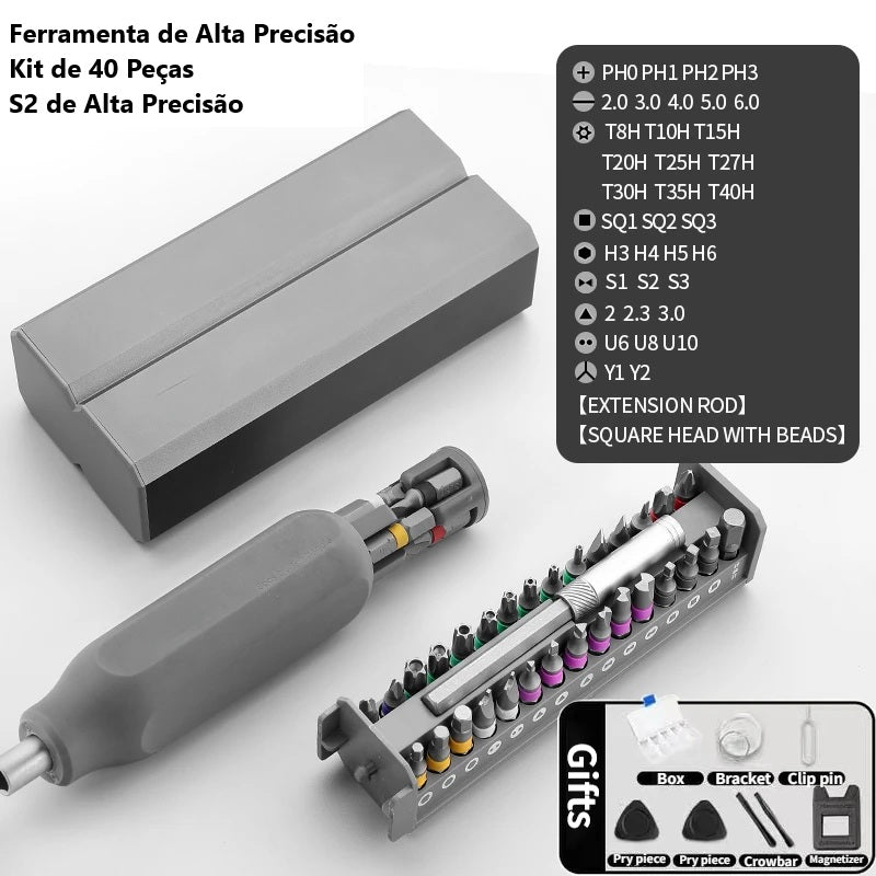 Kit De Ferramentas Portátil Multifuncional Magnético