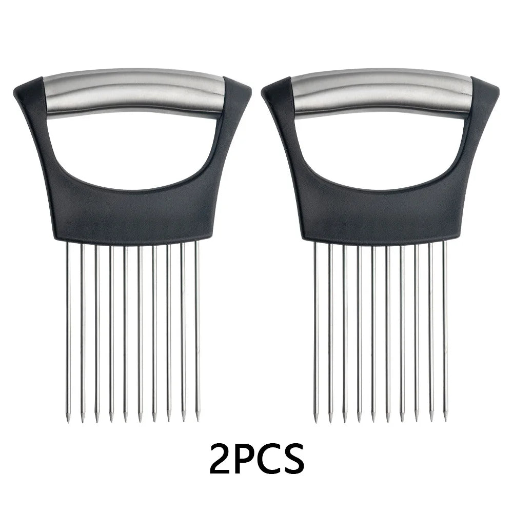 Garfo Suporte Para Fatiar em Aço Inoxidável